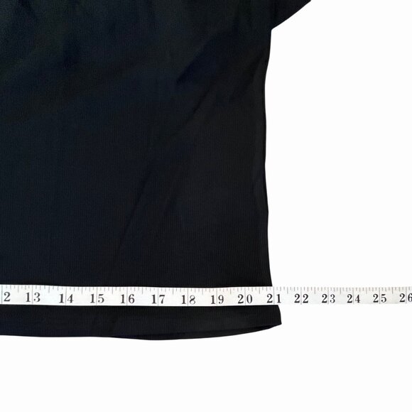 Rebecca Minkoff Womens Large Black Mesh & Studded Rayon Blend Top New w/o Tags - Picture 11 of 14